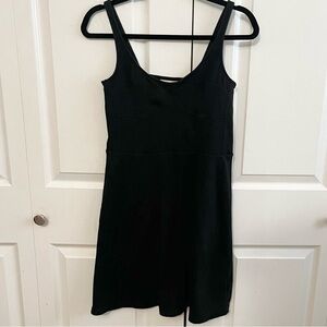 Universal Thread Black Sleeveless A-Line Dress